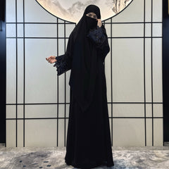 Fashion Solid Color Women Dress Robe Abaya