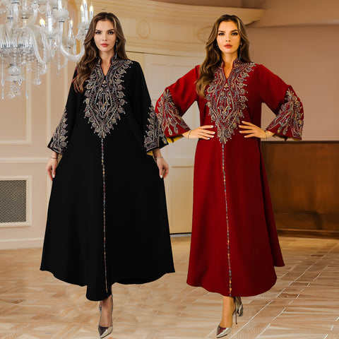Dubai Womens Embroidered Robe
